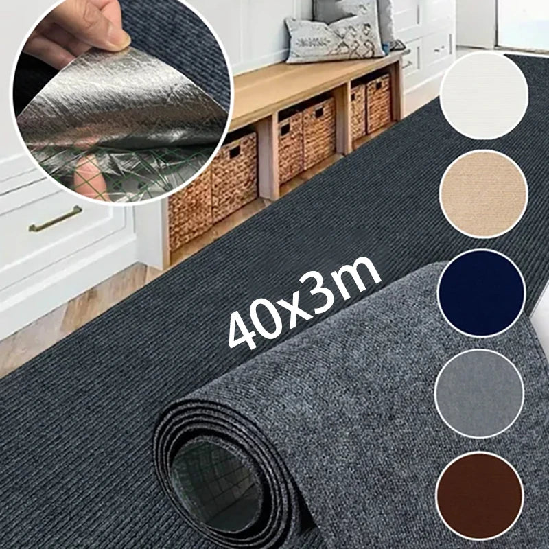 Kitchen And Bedroom Rug 40cm x 3m Absorbent Self-Adhesive Suitable For Room Decor Bathroom Solid Color And Living Room.