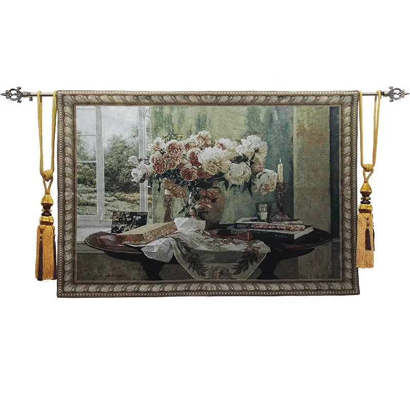 Beautiful Belgian Tapestry Study Room Bedroom Decorative Tapestry Wall Paintings European Tapestry Painting
