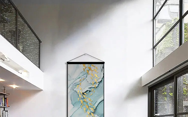 Tapestry decoration painting living room entrance porch new Chinese background cloth wall decoration hanging cloth wall decor