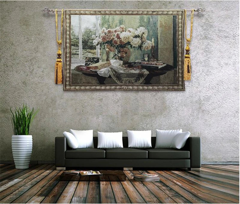 Beautiful Belgian Tapestry Study Room Bedroom Decorative Tapestry Wall Paintings European Tapestry Painting