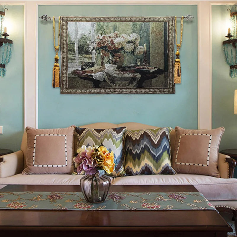 Beautiful Belgian Tapestry Study Room Bedroom Decorative Tapestry Wall Paintings European Tapestry Painting