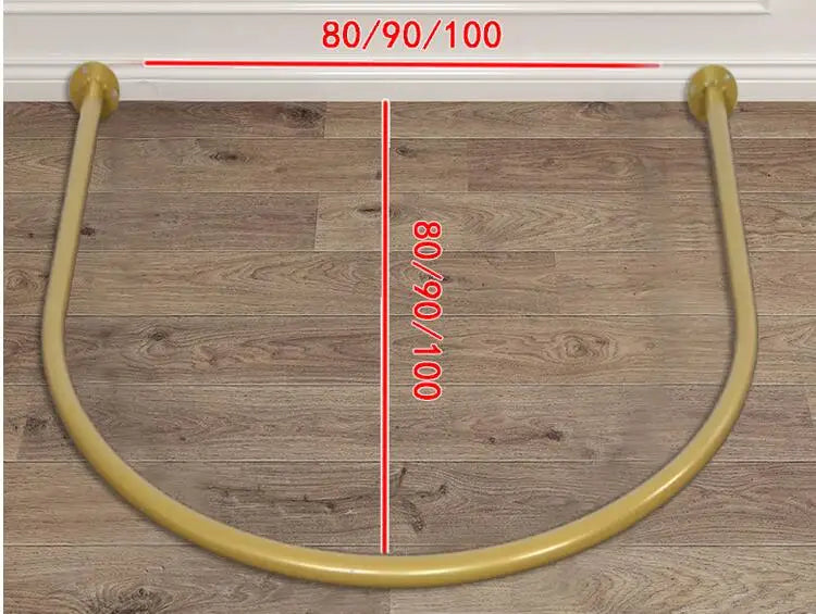 Clothing store fitting room curtain changing room changing room U-ring frame pole