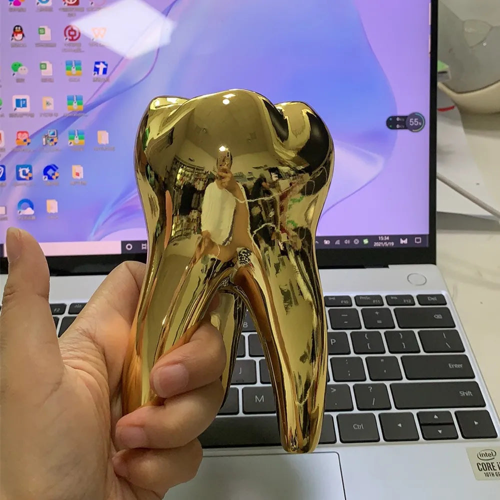 Dentist Tooth Decoration For Dental Clinic Office Table Decor Teeth Model Figurines Ornament Dental Decoration Accessories Gift