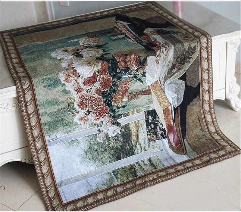 Beautiful Belgian Tapestry Study Room Bedroom Decorative Tapestry Wall Paintings European Tapestry Painting