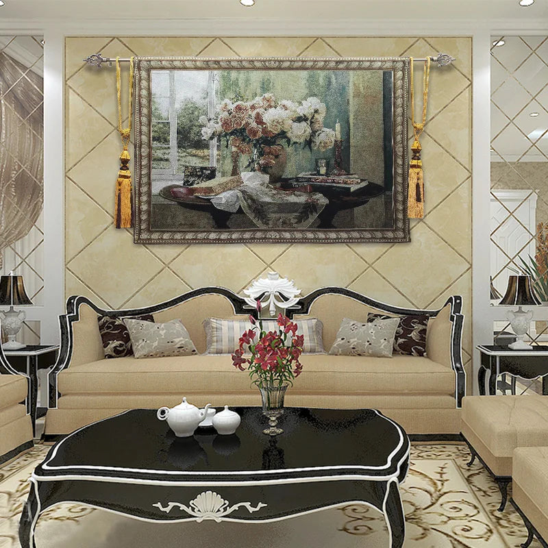 Beautiful Belgian Tapestry Study Room Bedroom Decorative Tapestry Wall Paintings European Tapestry Painting