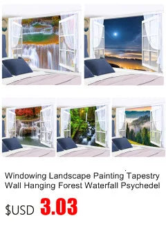 Customized Tapestry Boho Mandala Tapestries Witchcraft Wall Tapestry Print Your Photo Hippie Wall Hanging Blanket Tapestry