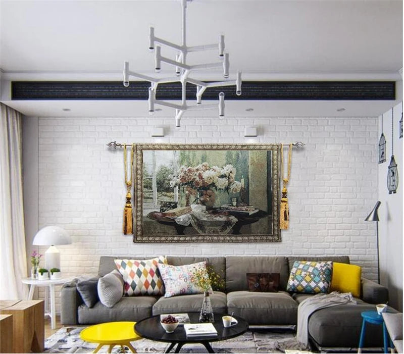 Beautiful Belgian Tapestry Study Room Bedroom Decorative Tapestry Wall Paintings European Tapestry Painting