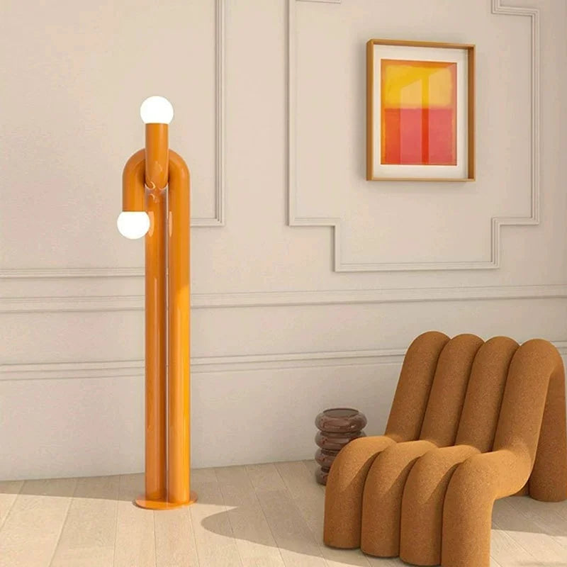 French Designer Creative LED Floor Lamp Modern Living Dining Room Bedroom Study Atmosphere Vertical Light Home Decor Lighting