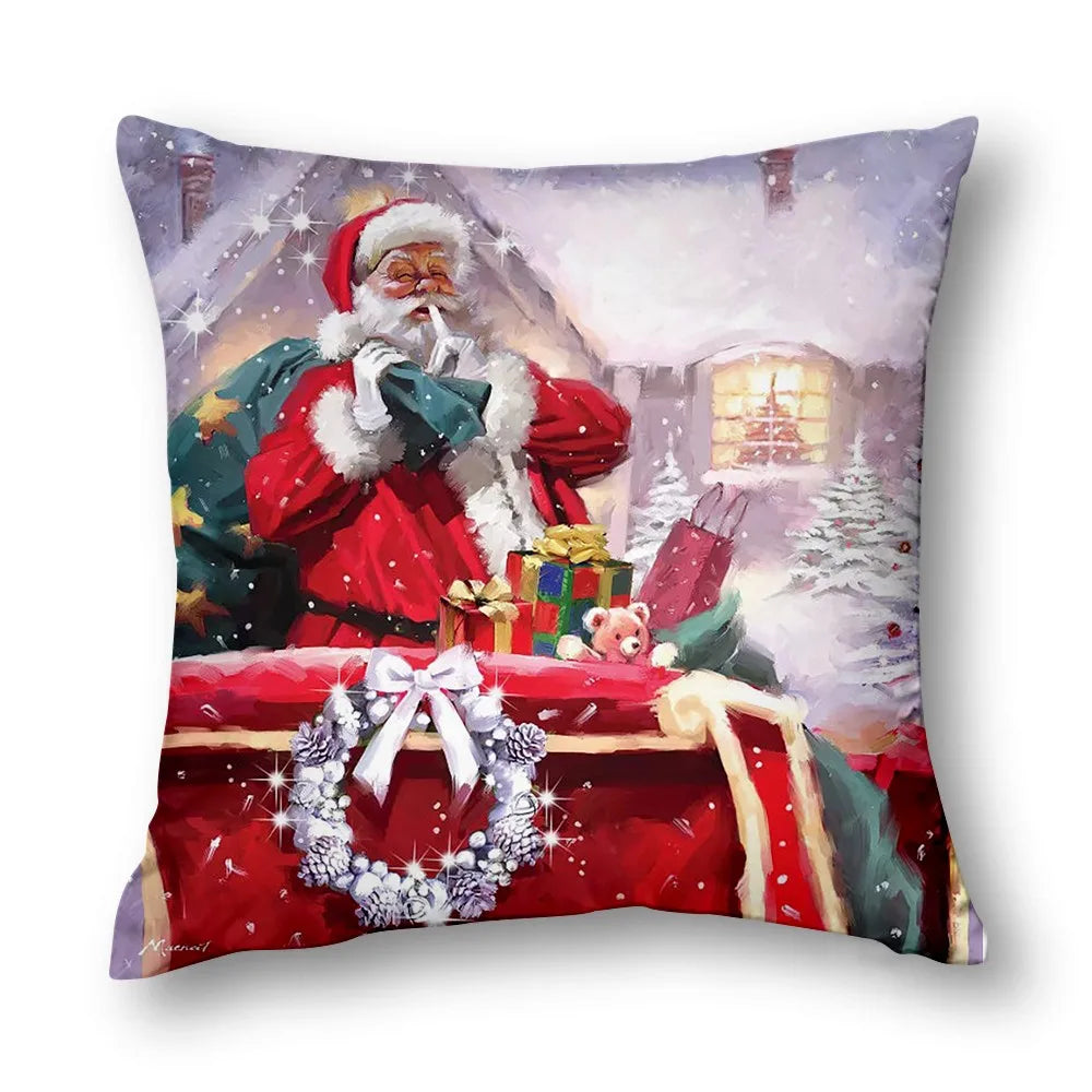 Christmas Decor Cushion Cover Winter Decor Bed Decor Pillow Cover Sofa Decor Cushion Cover Home Decor 40x40 45x45 50x50 60x60cm