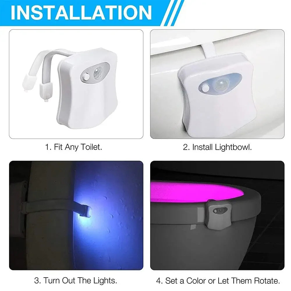 Motion Sensor Lights, Wireless Led Night Lights, Rgb 8/16 Color Lights, Bathroom Ambient Lights, Color Sensors, Led Night Lights