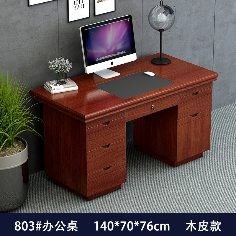Executive Decoration Office Desk Wooden Study Modern Computer Gaming Standing Office Desk Display Escritorio Oficina Home Decor