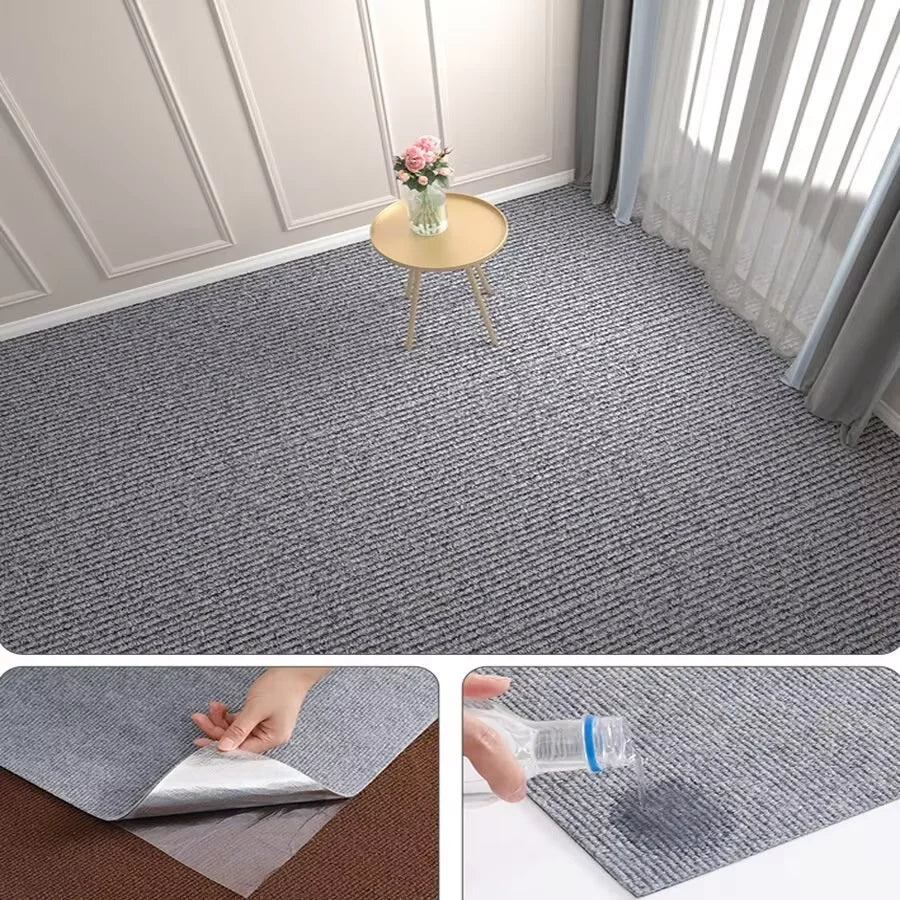 Kitchen And Bedroom Rug 40cm x 3m Absorbent Self-Adhesive Suitable For Room Decor Bathroom Solid Color And Living Room.