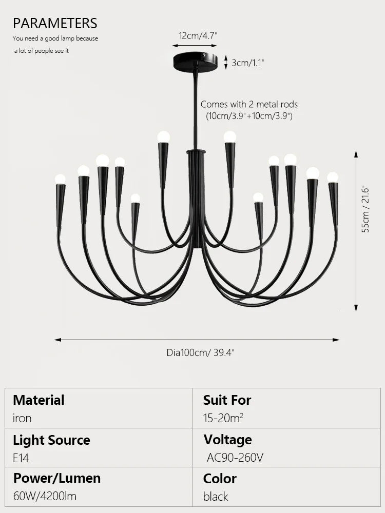Dining Room Chandelier American Style Living Room Chandelier Living Room Home Decoration Lamp E14 Bulb Room Bedroom Chandelier