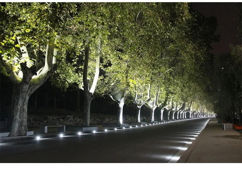 LED Deck Step Light 15Leds Underground Lamp Recessed Stair Paitio Ground Spot Light Floor Garden Landscape Wall Outdoor Lighting