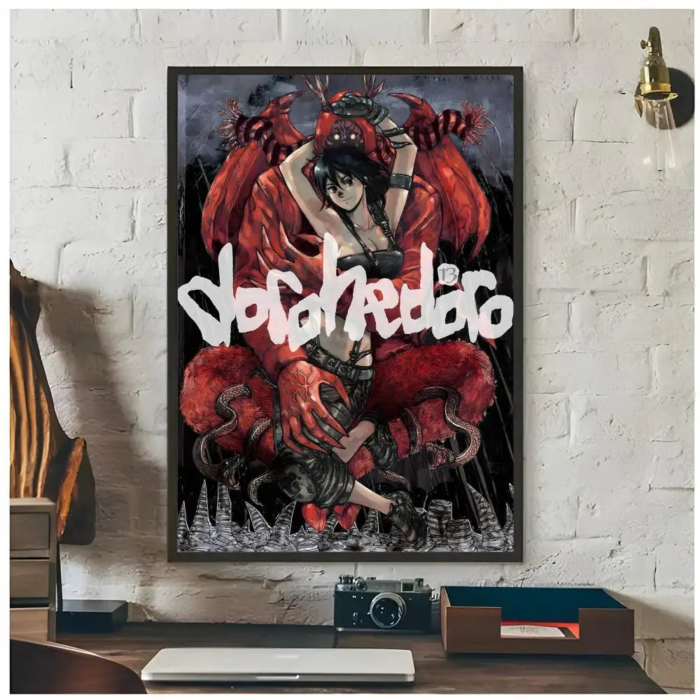 dark fantasy anime D-Dorohedoro Poster Premium Decor Art & Gift for Household Lounge Home Ornaments