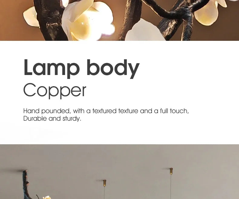 Nordic Branch LED Chandelier for Living Dining Room Coffee Tables Kitchen Bedroom Pendant Light Home Decor Lusters Luminaires