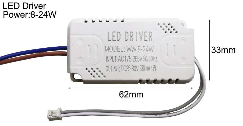 LED Driver 230mA 8-24w 24-40w 40-60w 60-80w 80-120w 100-150w LED Constant Current Driver Power Unit Supply LED Transformer
