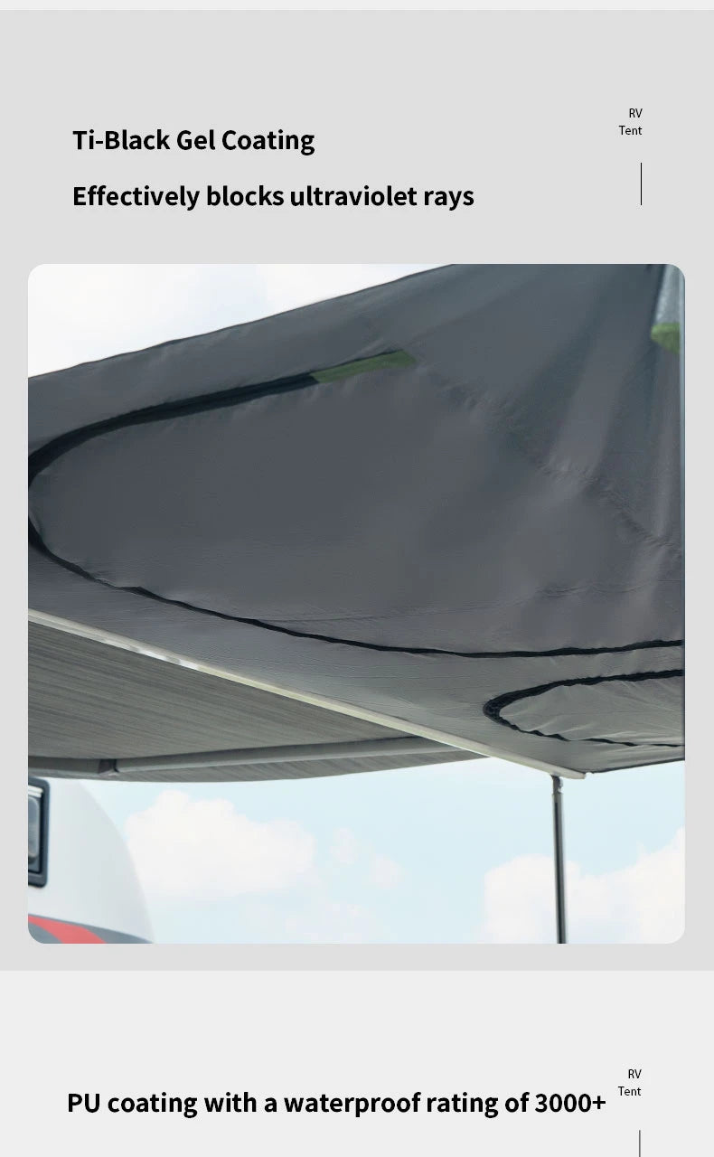 Caravan Awning Tent RV Screen Room Family Room Camper Privacy Room Sunshade Campervan Tent Outdoor Camping Shelter