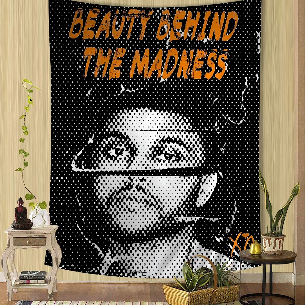 The Weeknd Tapestry Art Printing Art Science Fiction Room Home Decor Wall Art Decor