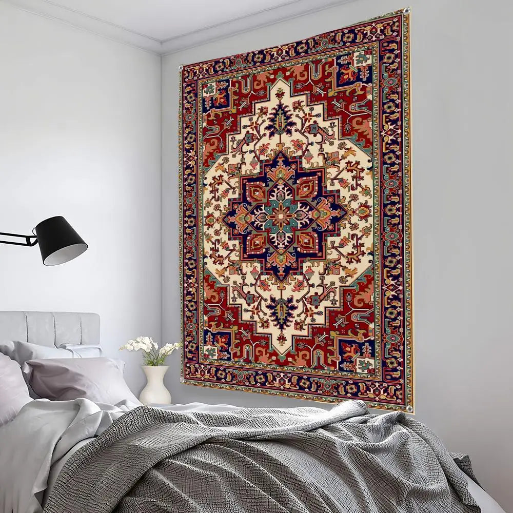 Persian Pattern Tapestry Background Art Decor For Bedroom Living Room Bar Garden Outdoor  Wall Decor