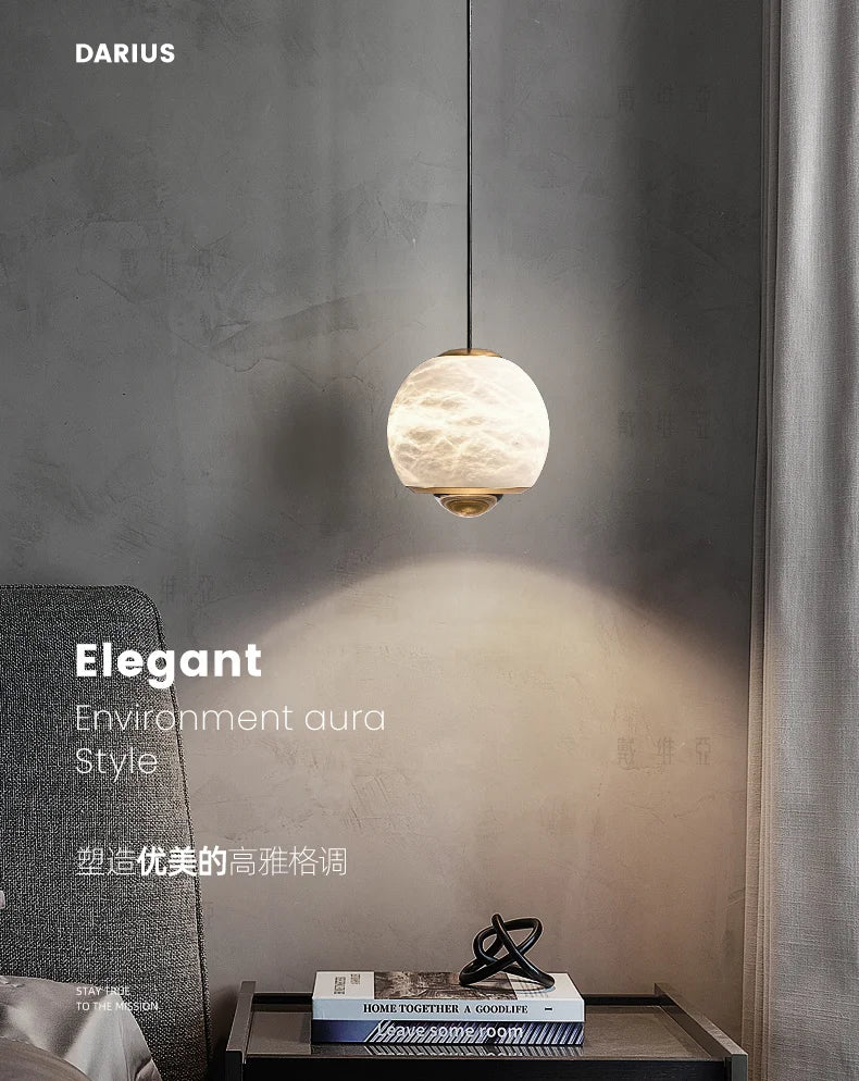 Marble Chandeliers for Dining Room Modern Bedroom Room Hanging Lamps for Ceiling Room Decor Pendant Luxury Living Room Pendant