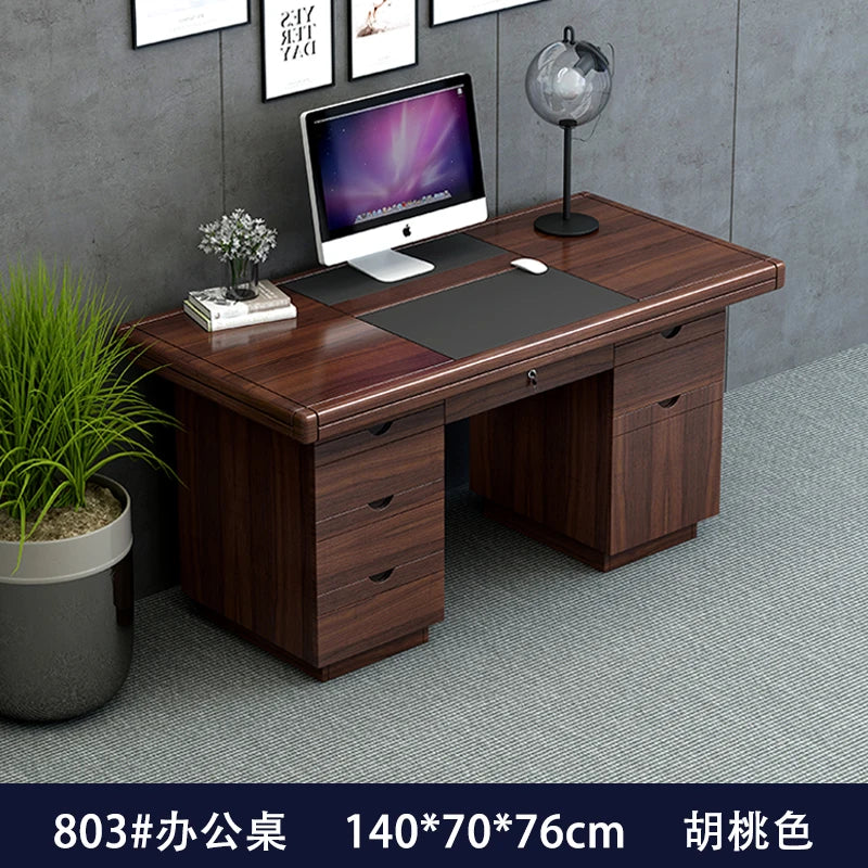Executive Decoration Office Desk Wooden Study Modern Computer Gaming Standing Office Desk Display Escritorio Oficina Home Decor