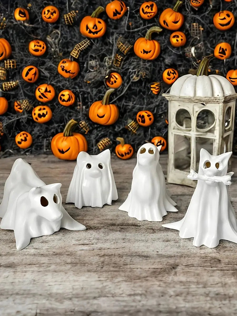 Halloween Ghost Decoration - Perfect Gift for Halloween Home Decor and Dog Lovers, Halloween Decoration - Ghost Dog Halloween Decor (Lights Not Included)