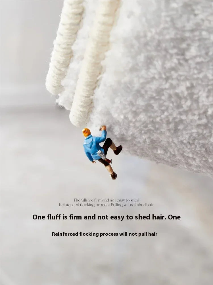 VIKAMA Creative Decorative Rugs Smoking Cigar Floor Mats Cozy Warm Living Room Rugs Bedroom Bedside Rugs Home Decoration