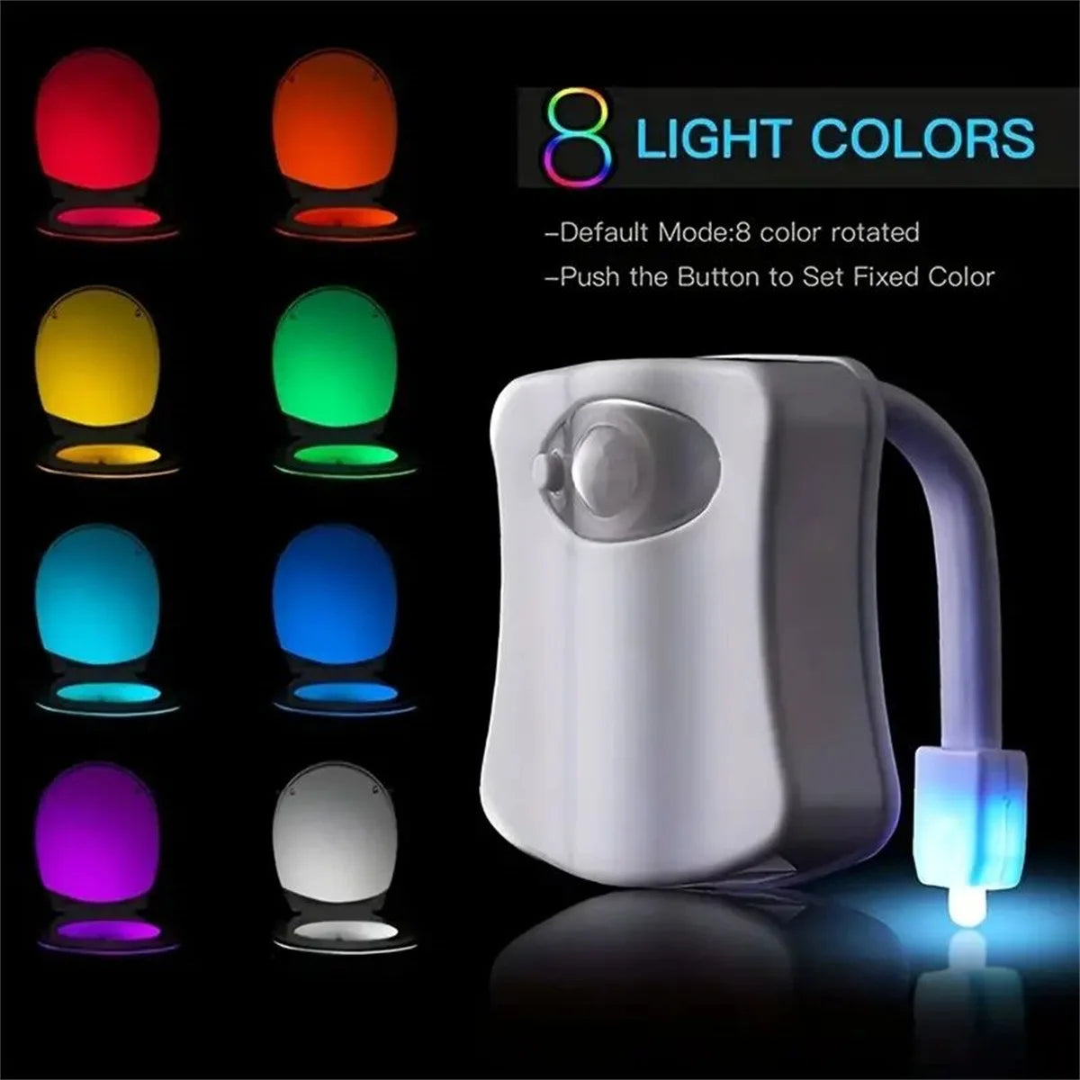 Motion Sensor Lights, Wireless Led Night Lights, Rgb 8/16 Color Lights, Bathroom Ambient Lights, Color Sensors, Led Night Lights