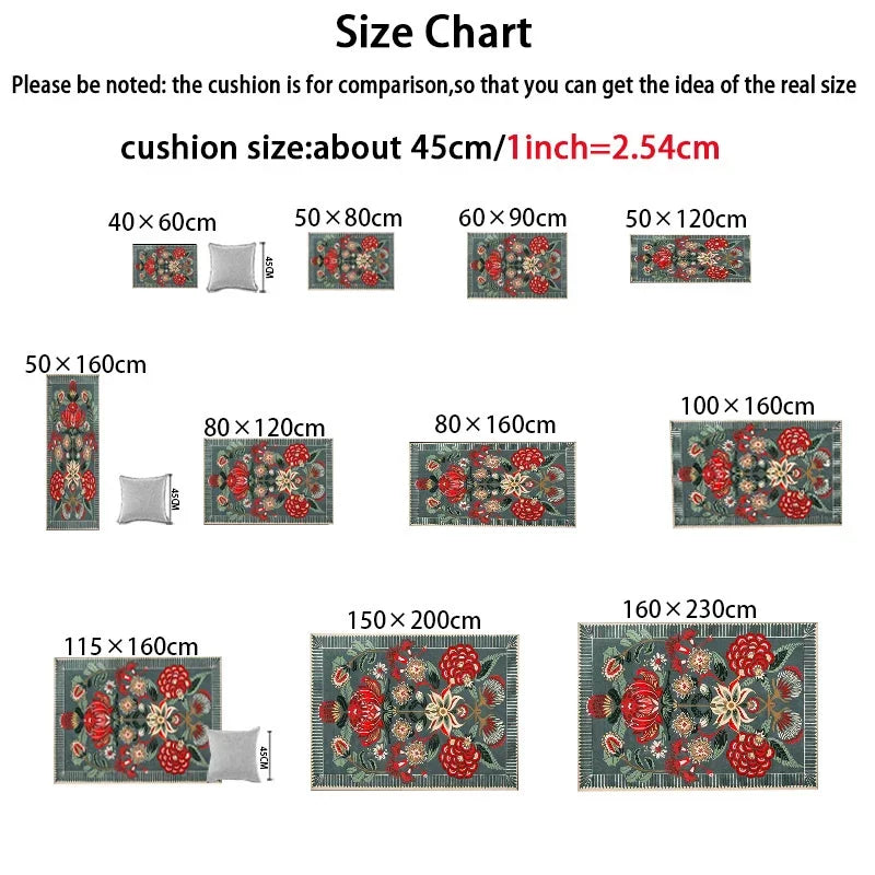 VIKAMA Creative Decorative Rugs Smoking Cigar Floor Mats Cozy Warm Living Room Rugs Bedroom Bedside Rugs Home Decoration