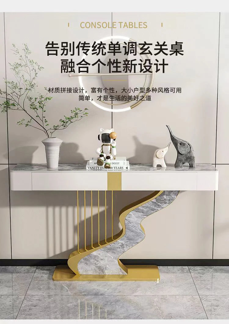 Design Console Table Modern Decor Entryways Table Luxury Beauty Nordic Furniture Entrance Console Living Room Furniture