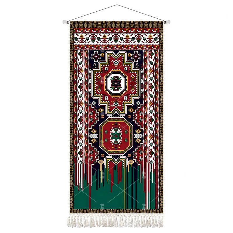 Ethnic Style Large Tapestry Bohemian Style Fabric Hanging Painting Restaurant Decorative Painting Wall Decoration Wallpaper