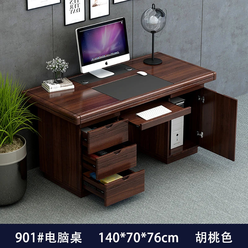 Executive Decoration Office Desk Wooden Study Modern Computer Gaming Standing Office Desk Display Escritorio Oficina Home Decor