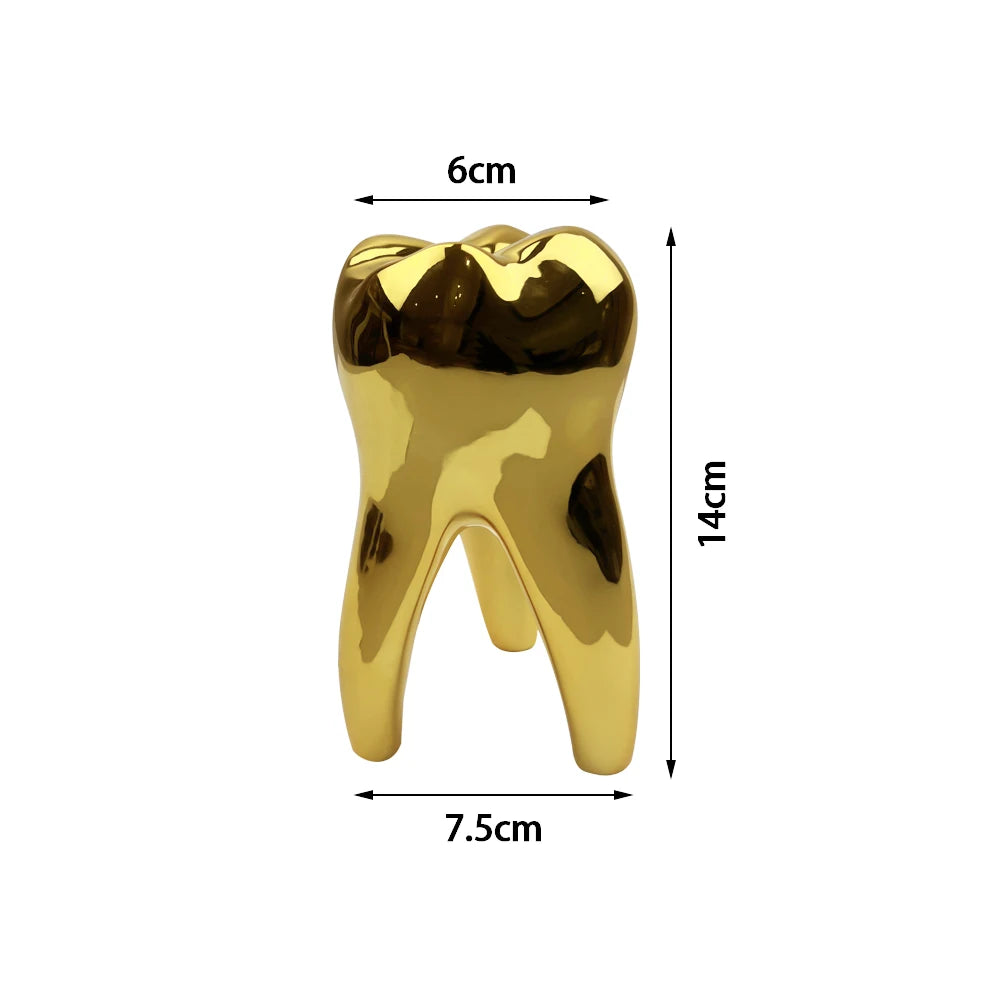 Dentist Tooth Decoration For Dental Clinic Office Table Decor Teeth Model Figurines Ornament Dental Decoration Accessories Gift