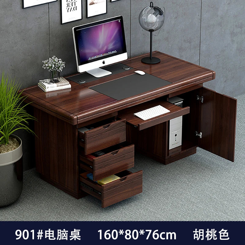 Executive Decoration Office Desk Wooden Study Modern Computer Gaming Standing Office Desk Display Escritorio Oficina Home Decor