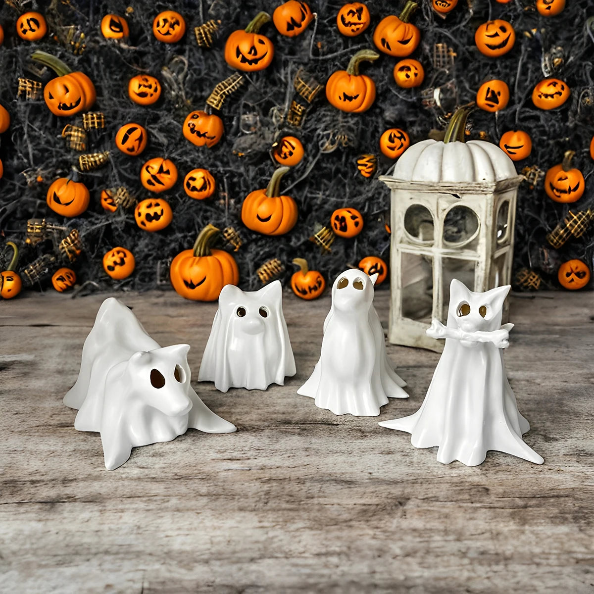 Halloween Ghost Decoration - Perfect Gift for Halloween Home Decor and Dog Lovers, Halloween Decoration - Ghost Dog Halloween Decor (Lights Not Included)