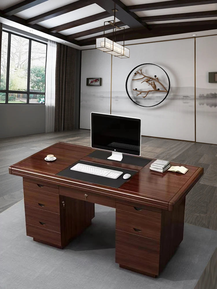 Executive Decoration Office Desk Wooden Study Modern Computer Gaming Standing Office Desk Display Escritorio Oficina Home Decor