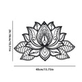 1Pc Metal Lotus Flower Mandala Wall Art, Metal Wall Decor, Meditation Room Decor, Lotus Wall Decor, Zen Decor, Yoga Gifts