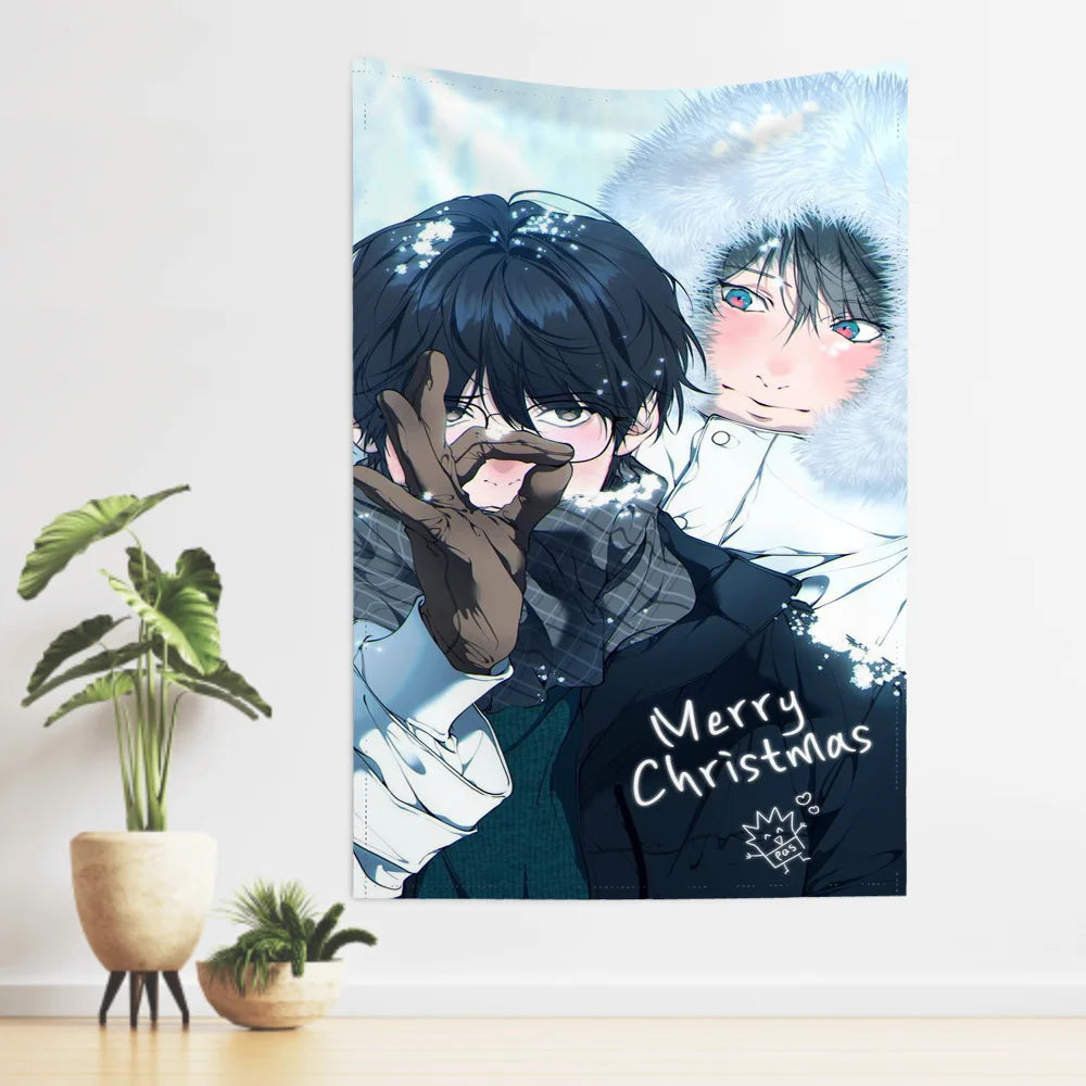 Comics BL Lost In The Cloud Tapestry Room Decor Wall Cloth Party Hanging Background Room Decor Baby Room