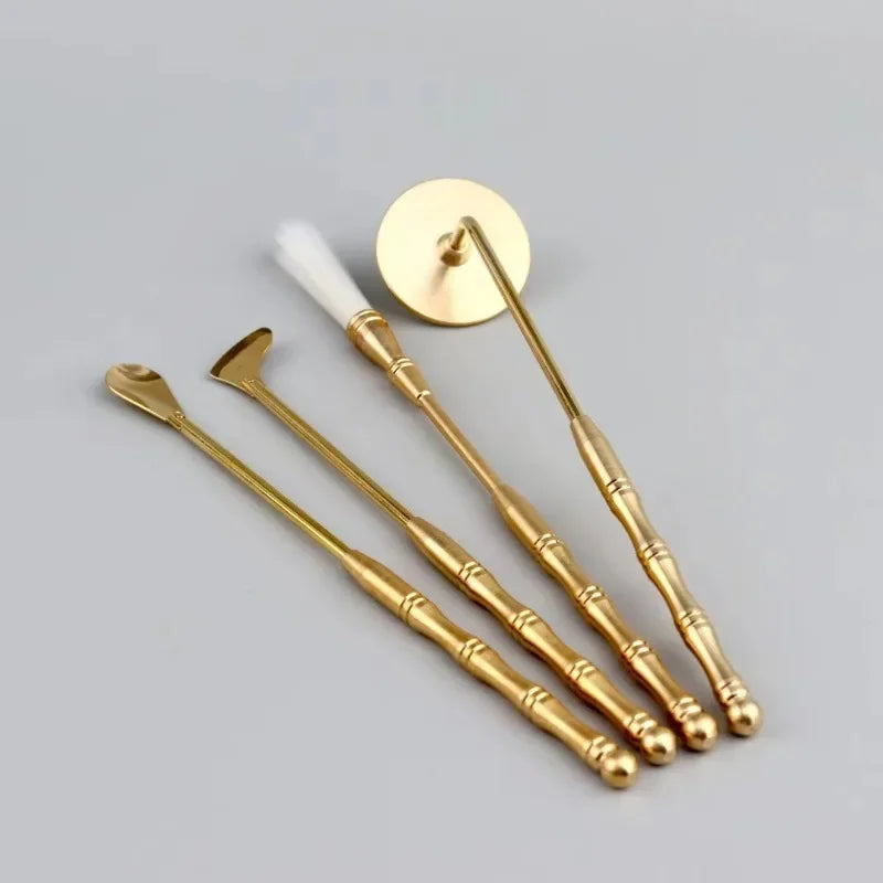 10pcs Brass Incense Tool Starter Set Home Room/bedroom/living Room/study/office/tea Room/Yoga Room/Hotel Seal Incense Supplies