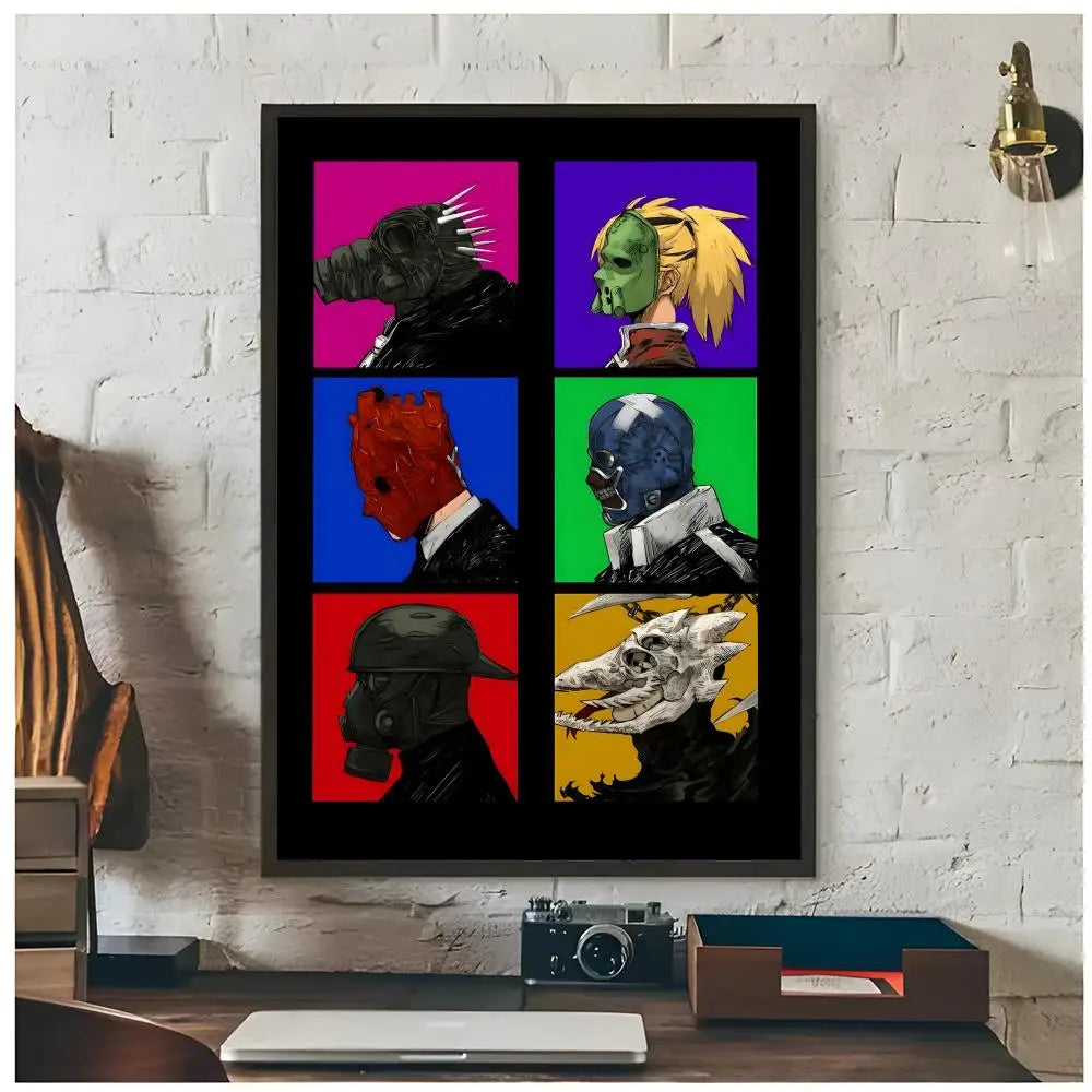 dark fantasy anime D-Dorohedoro Poster Premium Decor Art & Gift for Household Lounge Home Ornaments