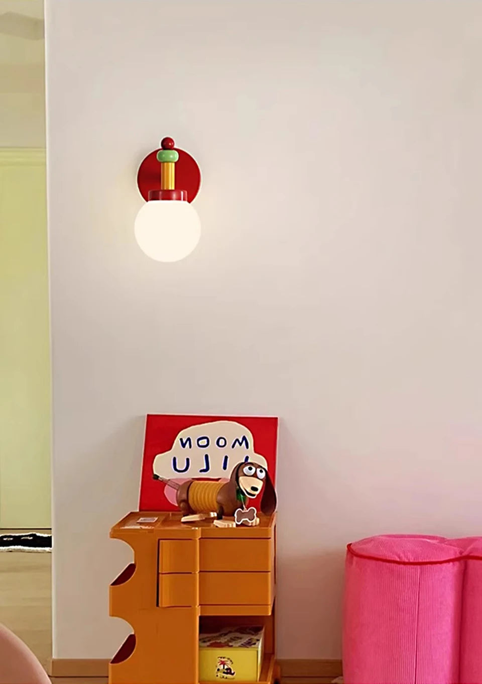 Nordic Macaron Pendant Lamp Memphis Room Pendant Light Designer Creative Glass Ceiling Lamp Children's Room Living Room Lights