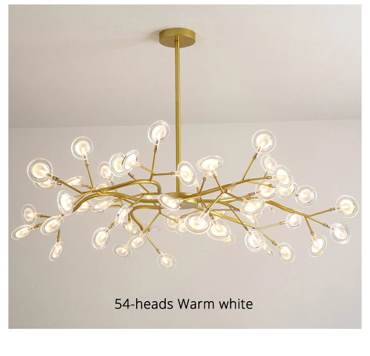 Modern LED Chandelier Living Room Bedroom Kitchen Nordic Gorgeous Firefly Lamp Home Indoor Lighting Luxurious Decor Hanging Lamp