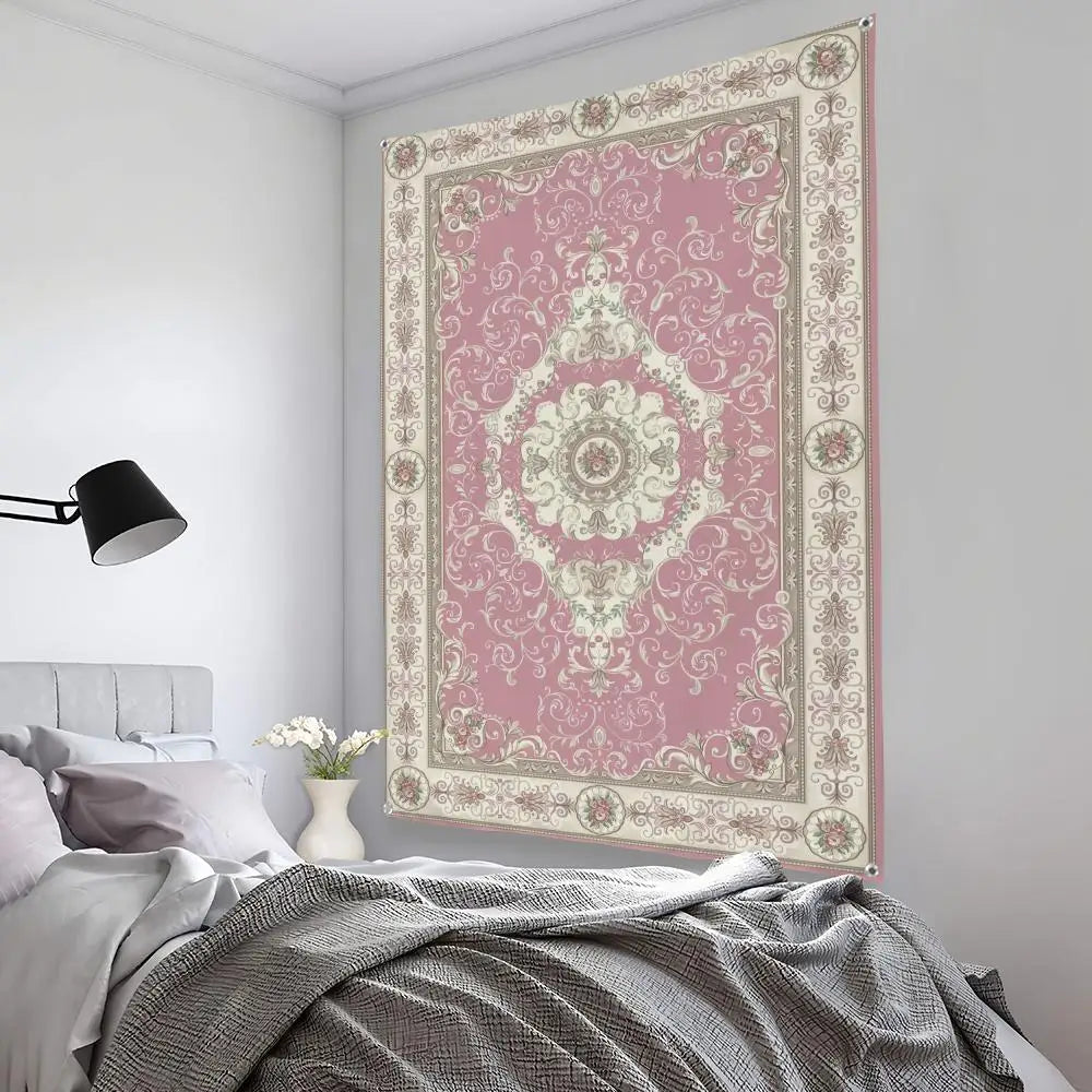 Persian Pattern Tapestry Background Art Decor For Bedroom Living Room Bar Garden Outdoor  Wall Decor