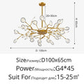 Modern LED Chandelier Living Room Bedroom Kitchen Nordic Gorgeous Firefly Lamp Home Indoor Lighting Luxurious Decor Hanging Lamp