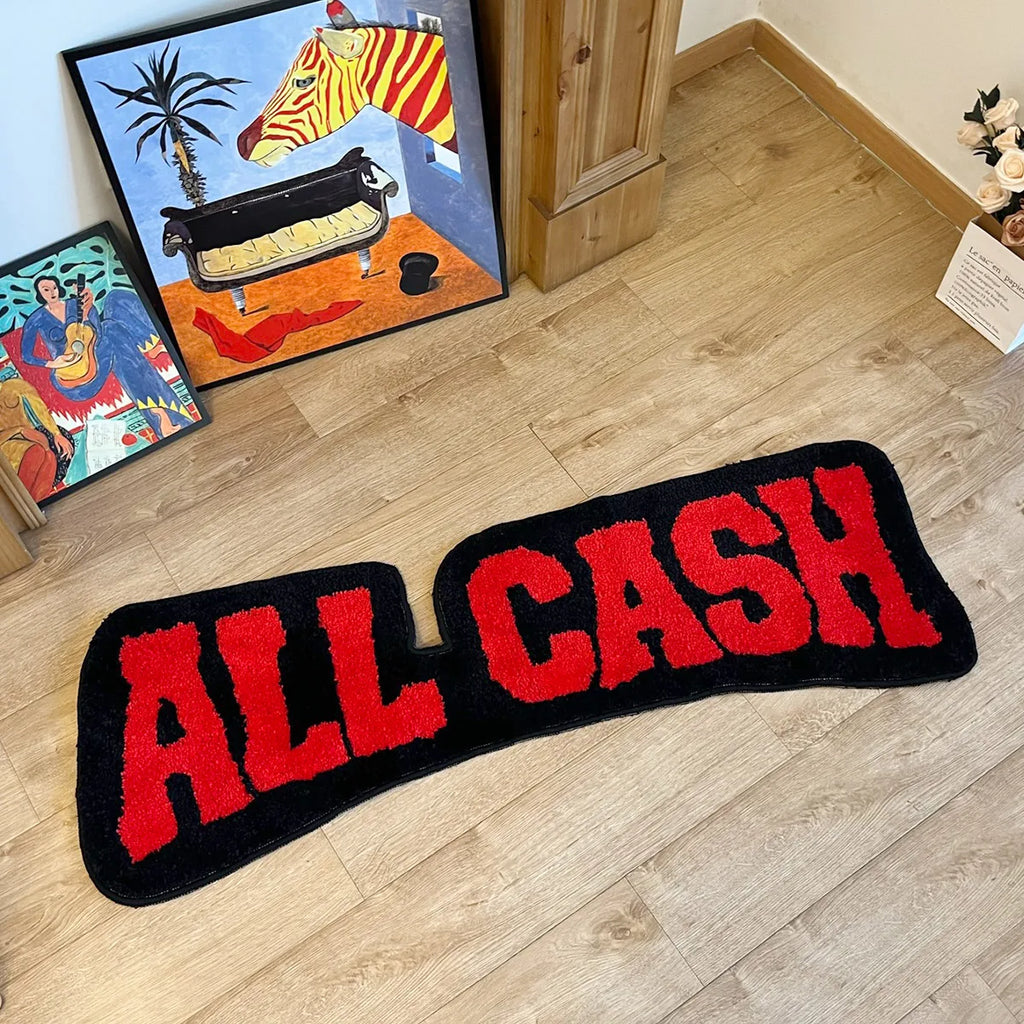 All Cash Tufted Rug 3D Anime Rugs Floor Safety Pad Aesthetic Home Room Winter Warm Decor For Teen Room Cool Purple Mat