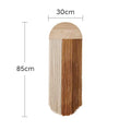 Creative tapestry, hand woven semi-circular wooden board, tassel tapestry, living room, homestay, wall hanging, wall decoration