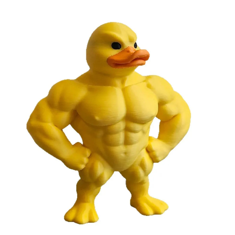Interesting Muscle Duck Desktop Decor Funny Muscle Duck Desktop Decor Home Office Desktop Decor
