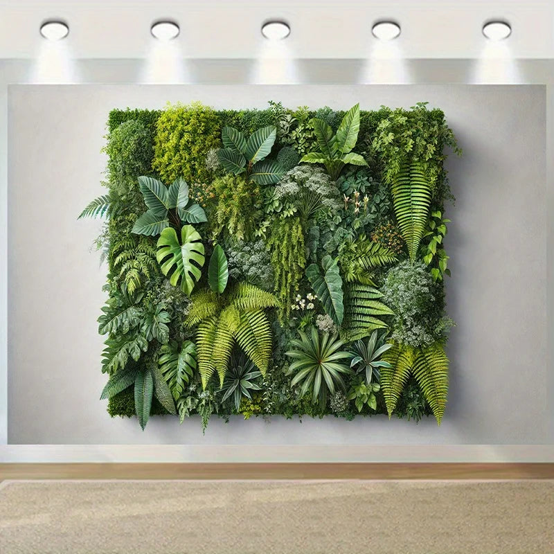 Plant pattern tapestry, no need for power or feathers, suitable for studios, living rooms, outdoor festivals