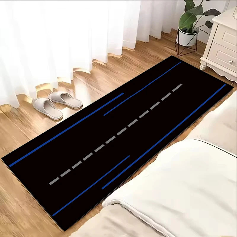 Modern Classic Motorcycle Display Rugs Garage Floor Mats Racing Motorcycle Mats Bedroom Rugs Non-slip Floor Decor Rugs Doormat
